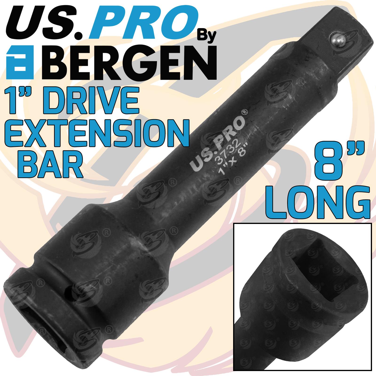 US PRO 1" DRIVE 8" LONG IMPACT EXTENSION BAR