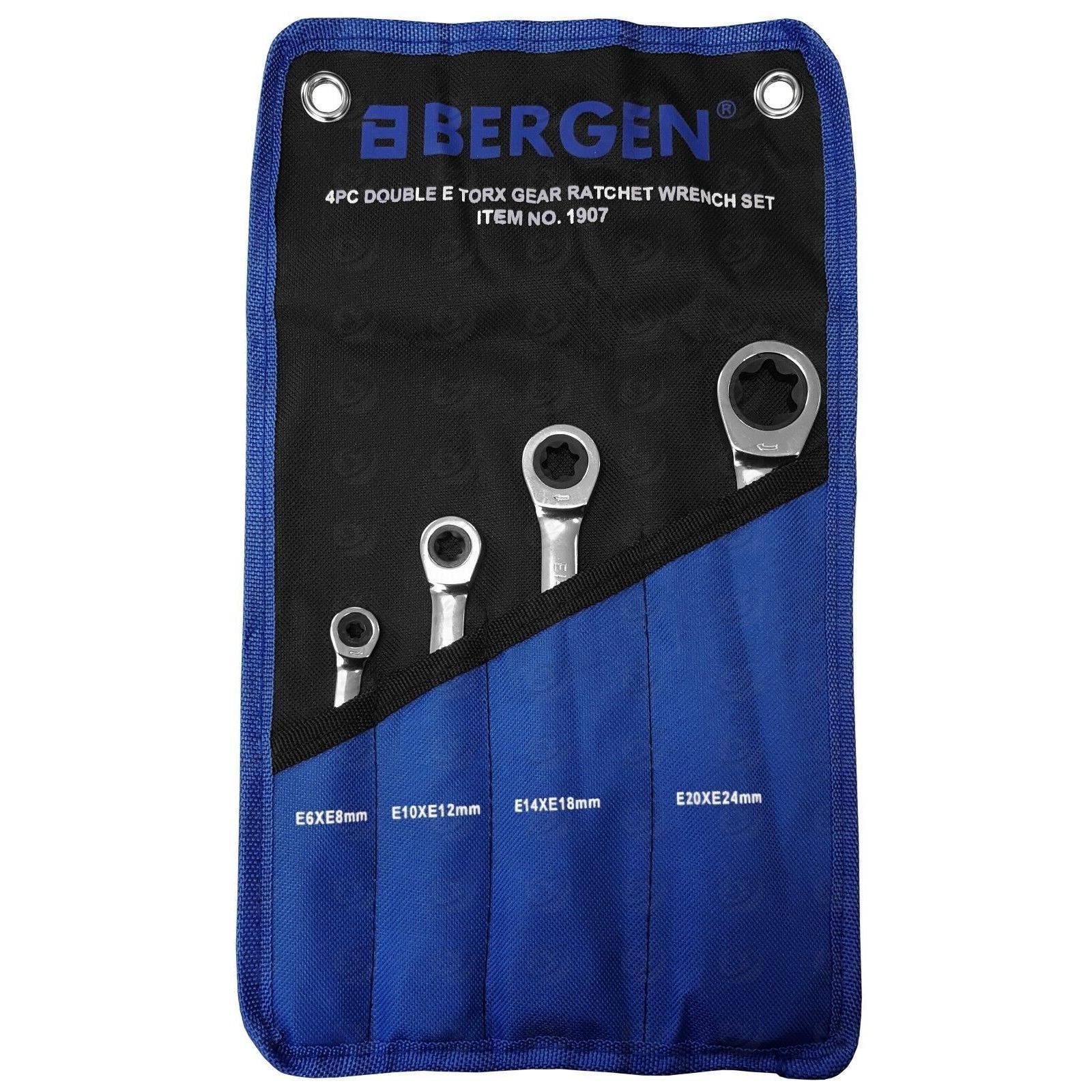 US Pro 4 Piece Ratchet E - Torx Spanners E6 - E24 2247