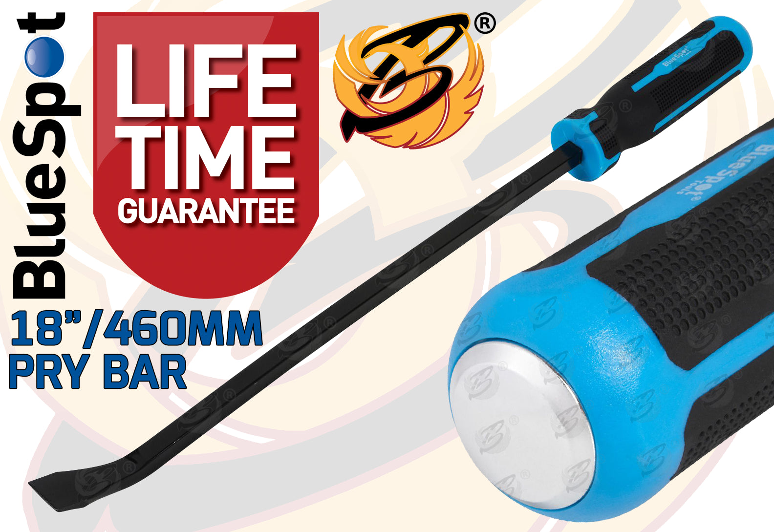 BLUESPOT 4PCS HEAVY DUTY PRY BAR SET