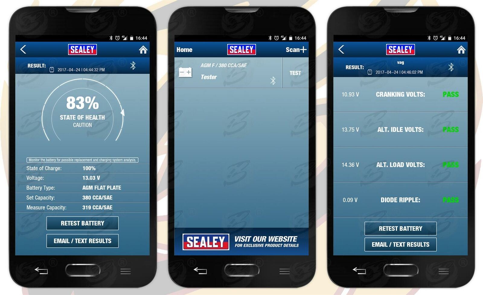 SEALEY 12/24V WIRELESS BATTERY TESTER
