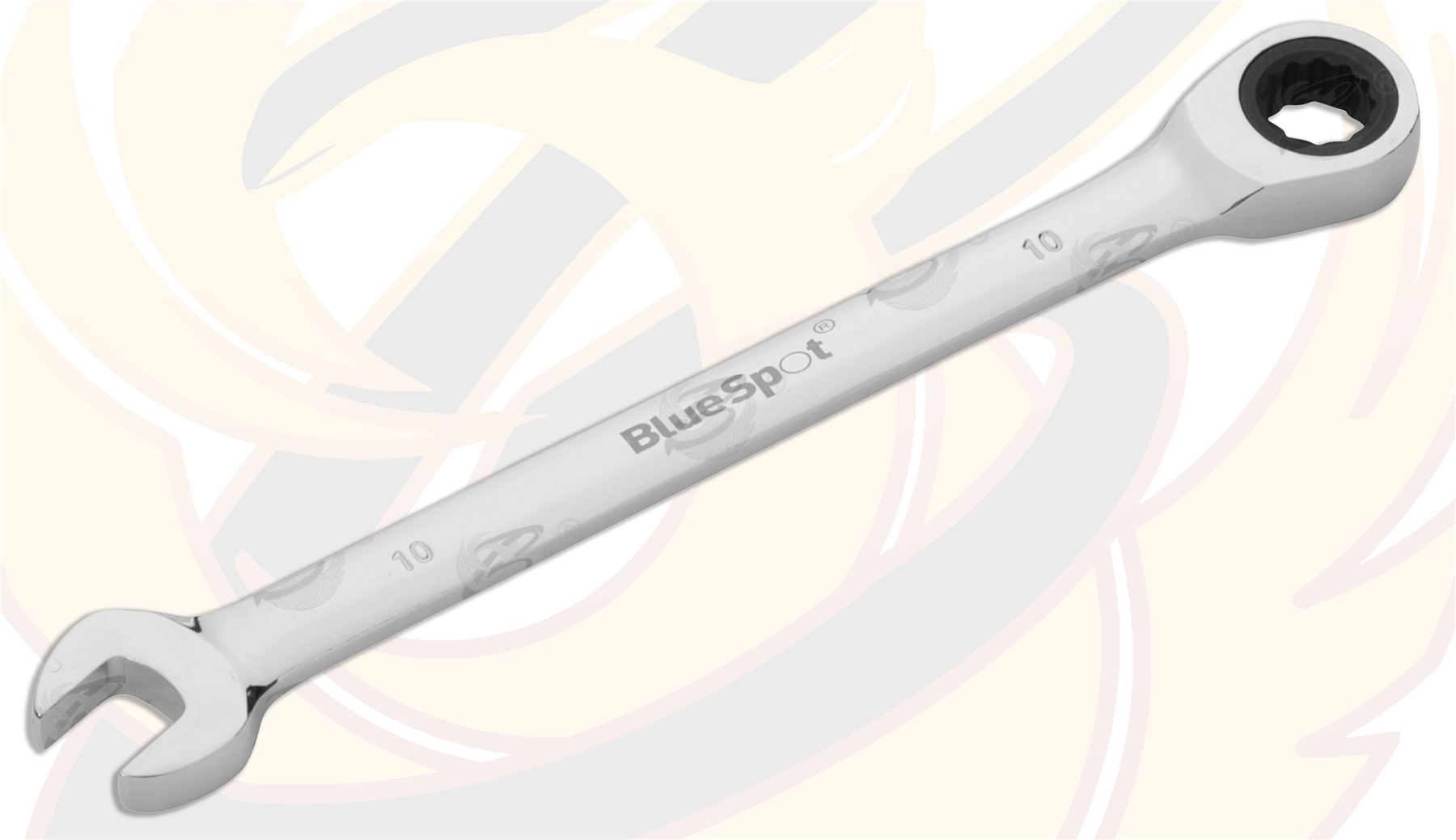 BlueSpot 10mm 72 Tooth Ratchet Spanner ( Single ) 05104