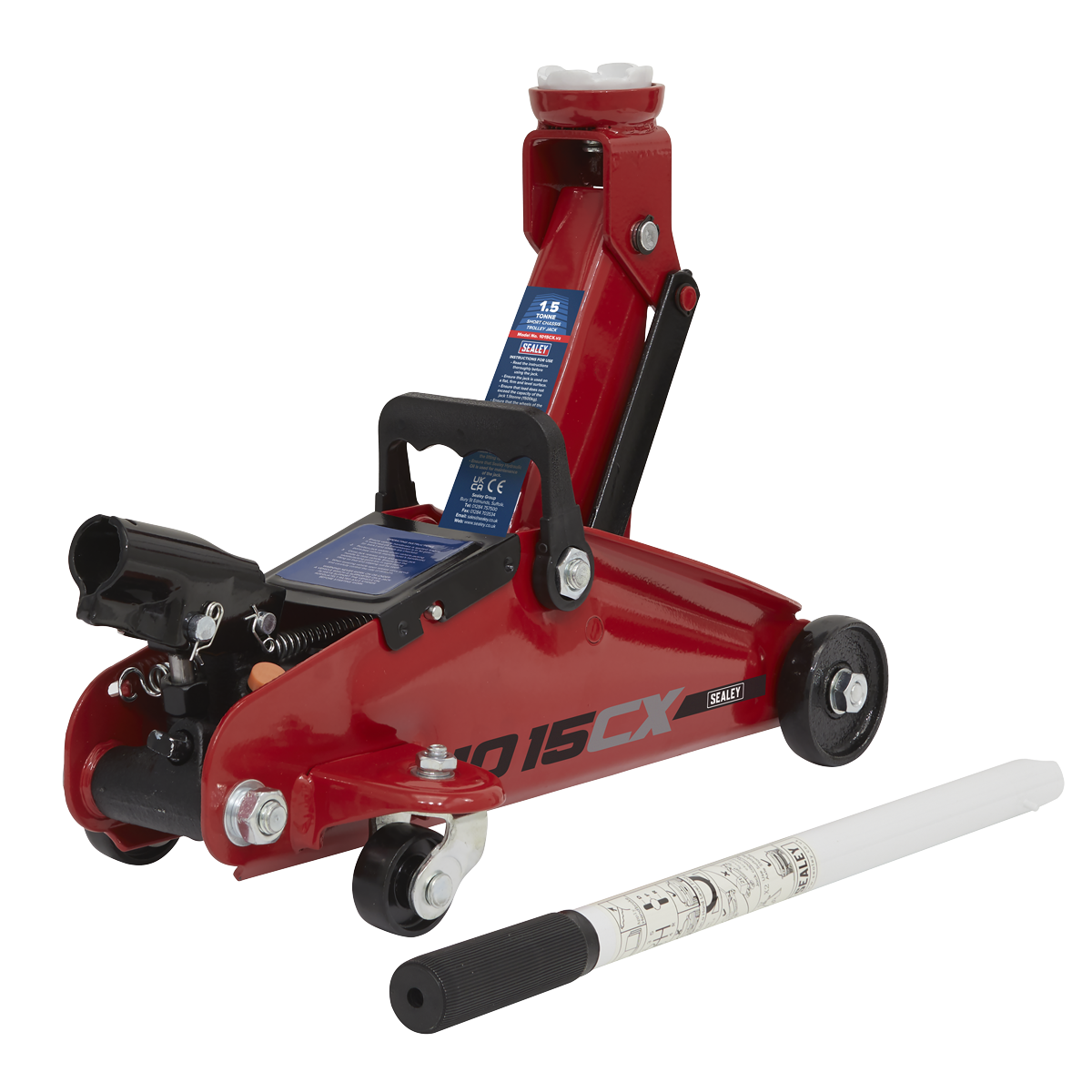 Sealey 1.5 Tonne Short Chasis Trolley Jack   1015CX
