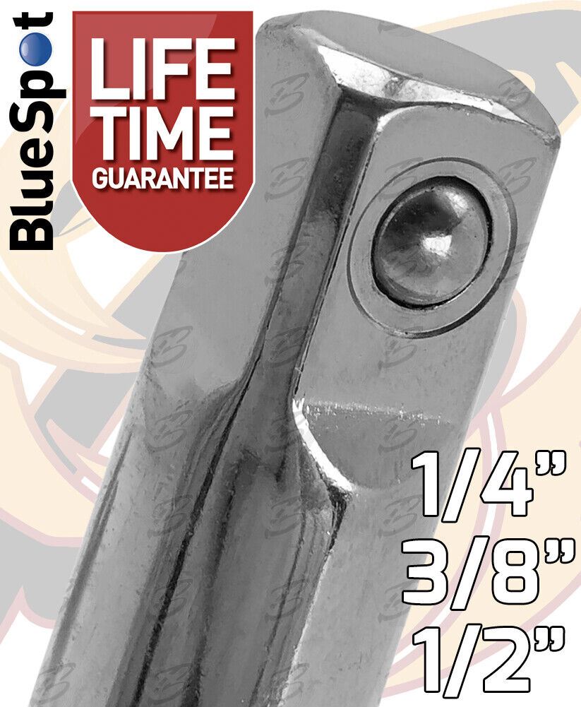 BLUESPOT 9PCS 1/4" & 3/8" & 1/2" DRIVE EXTENSION BARS 50MM - 250MM