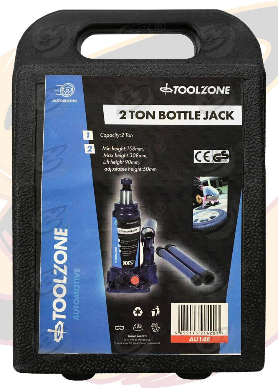 TOOLZONE 2 TON BOTTLE JACK