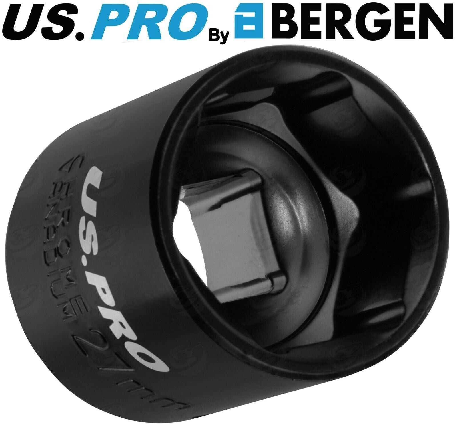 US PRO 10PCS 1/2" DRIVE 6 POINT SHALLOW IMPACT SOCKETS 9MM - 27MM