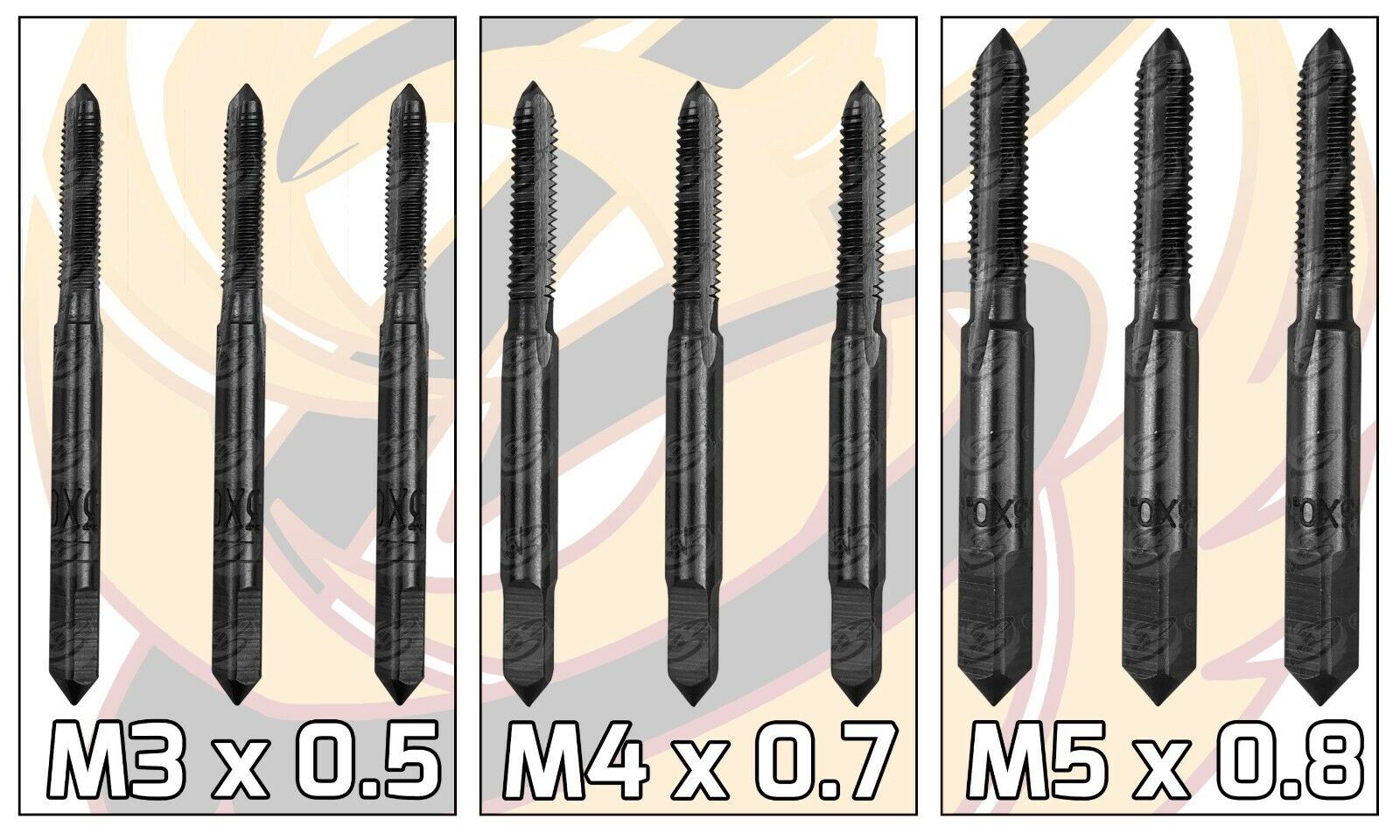US Pro 32 Piece Metric Tap & Die Set M3 - M12 2625