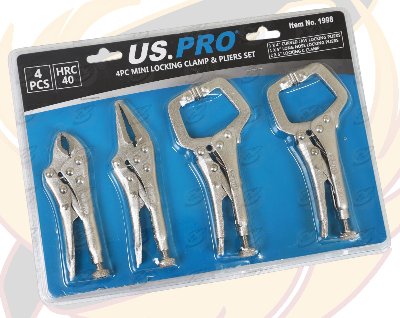 US PRO 4PCS MINI WELDING PLIERS & CLAMPS