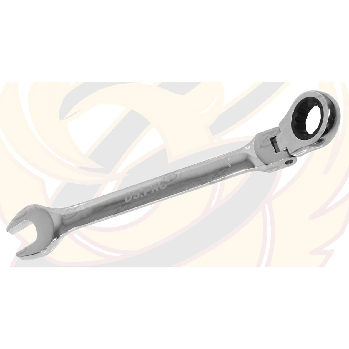 US Pro Flexible Ratchet Spanners 8mm Locking Flexi Combination Wrench Spanner  3677