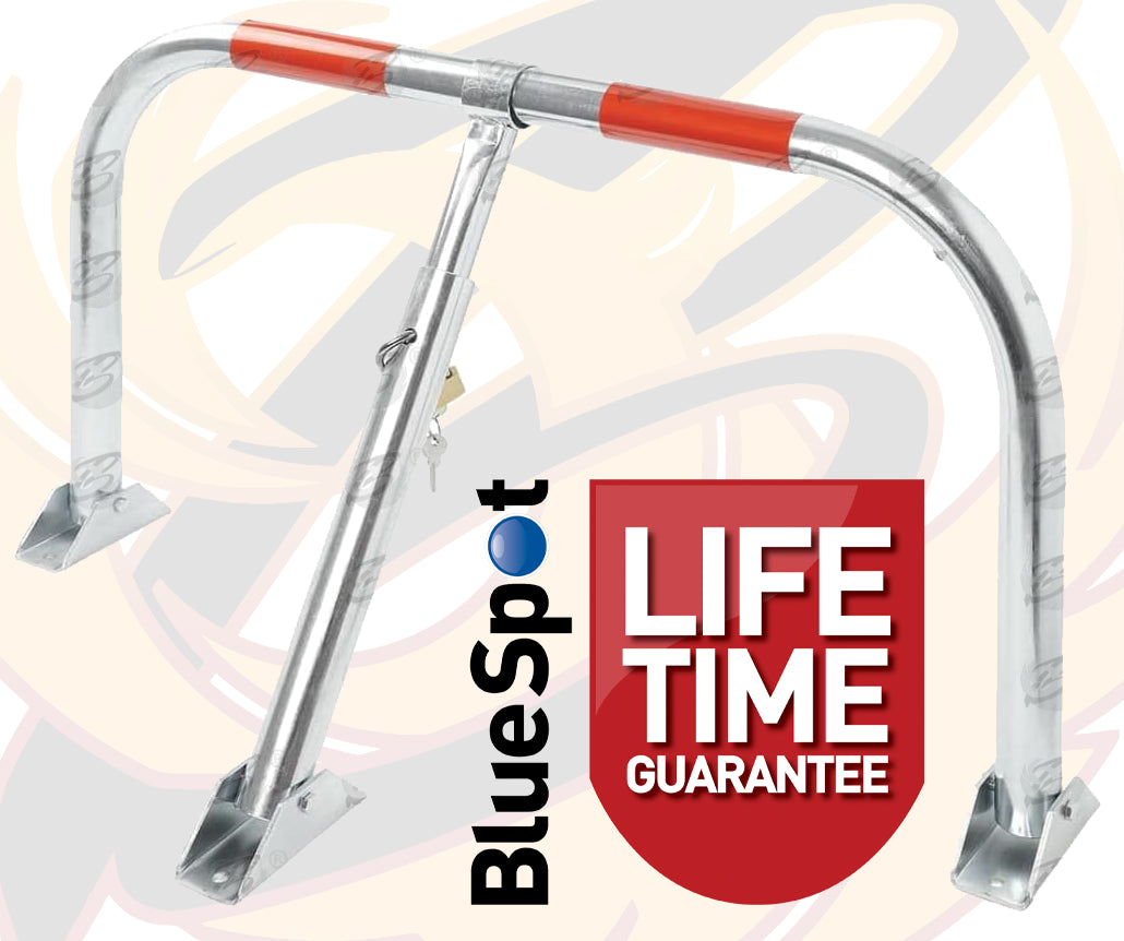 BLUESPOT LOCKABLE FOLDING PARKING BARRIER