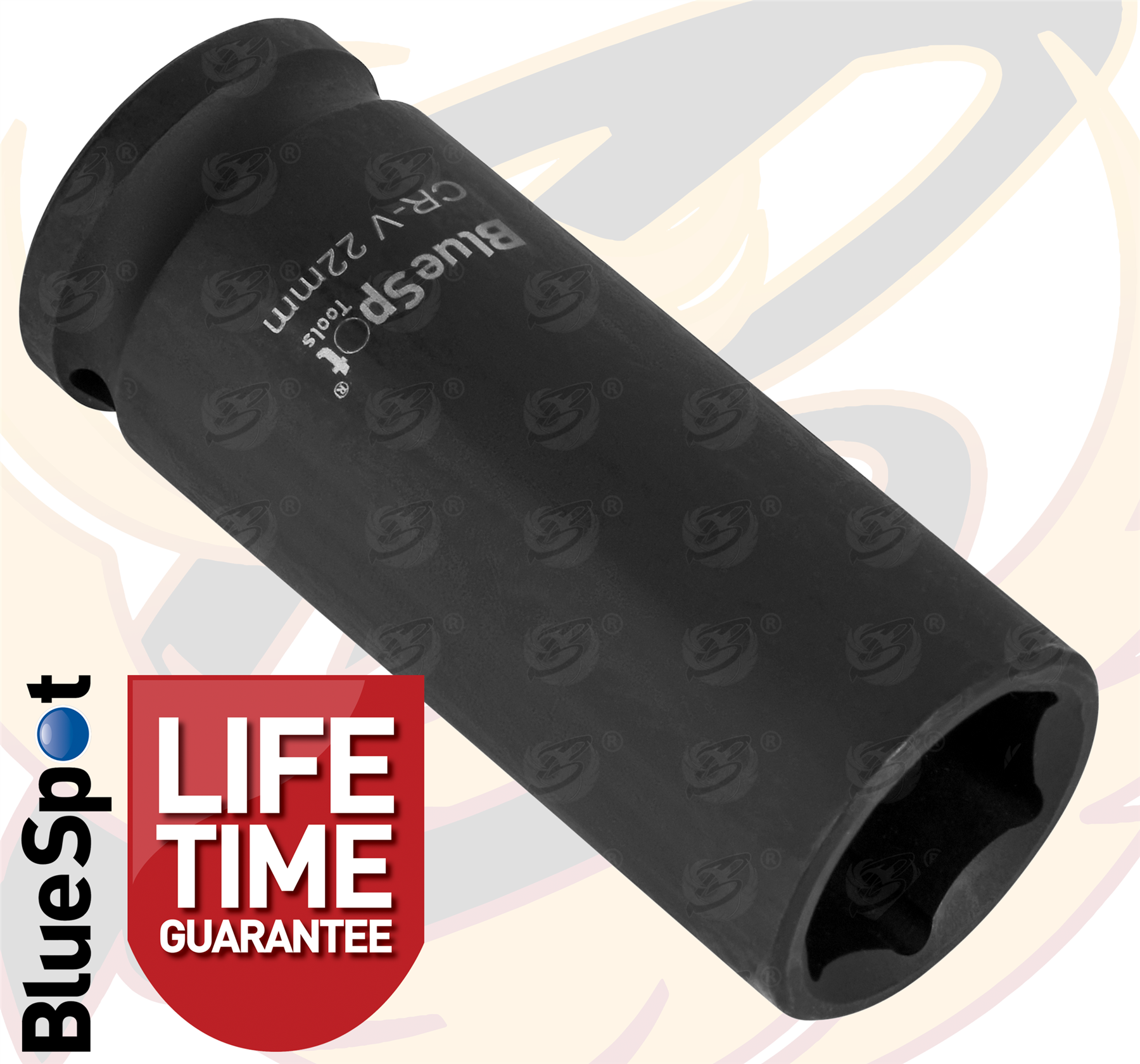 BlueSpot 22mm 1/2" Drive 6 Point Deep Impact Socket ( Single ) ( 01665 )