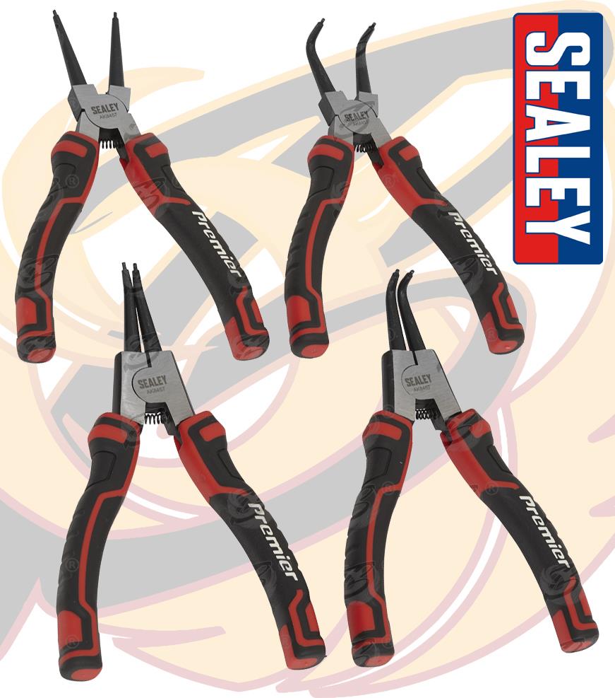 SEALEY 4PCS 7" CIRCLIP PLIERS