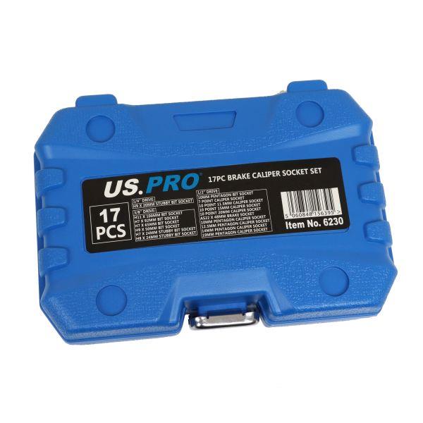 Us Pro 17pc Brake Caliper Socket Set  6230