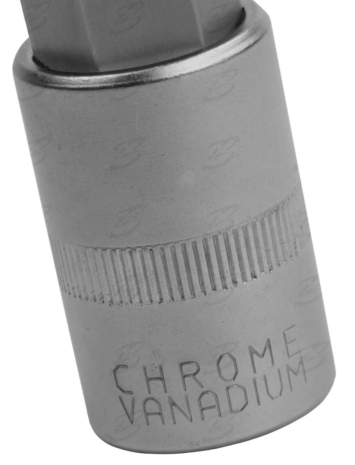 TOOLZONE 5PCS 1/2" DRIVE EXTRA LARGE HEX BIT SOCKETS H14 - H24