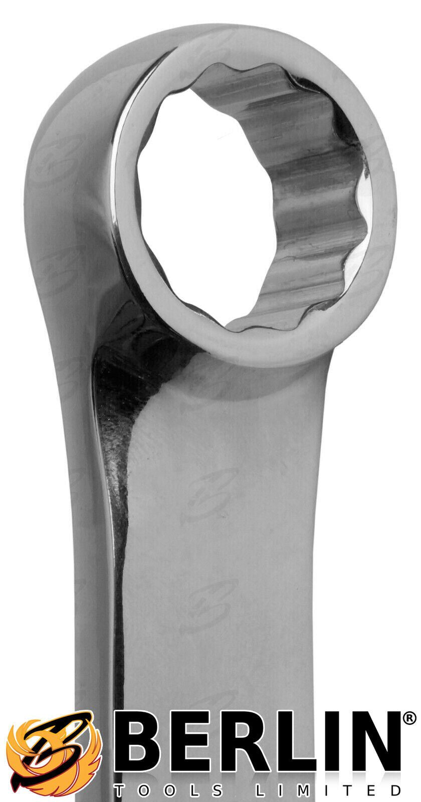 US Pro 10 Piece Single Ring Extra Long Ratchet Aviation Spanners 8mm - 10mm ( 3224 )