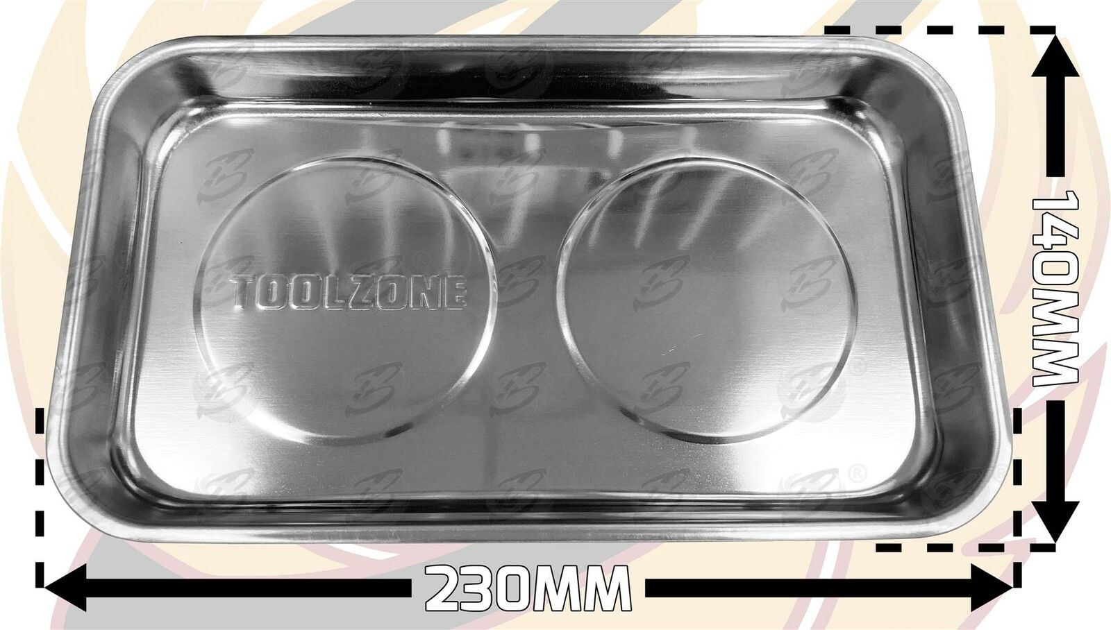 TOOLZONE DOUBLE MAGNETIC PARTS TRAY
