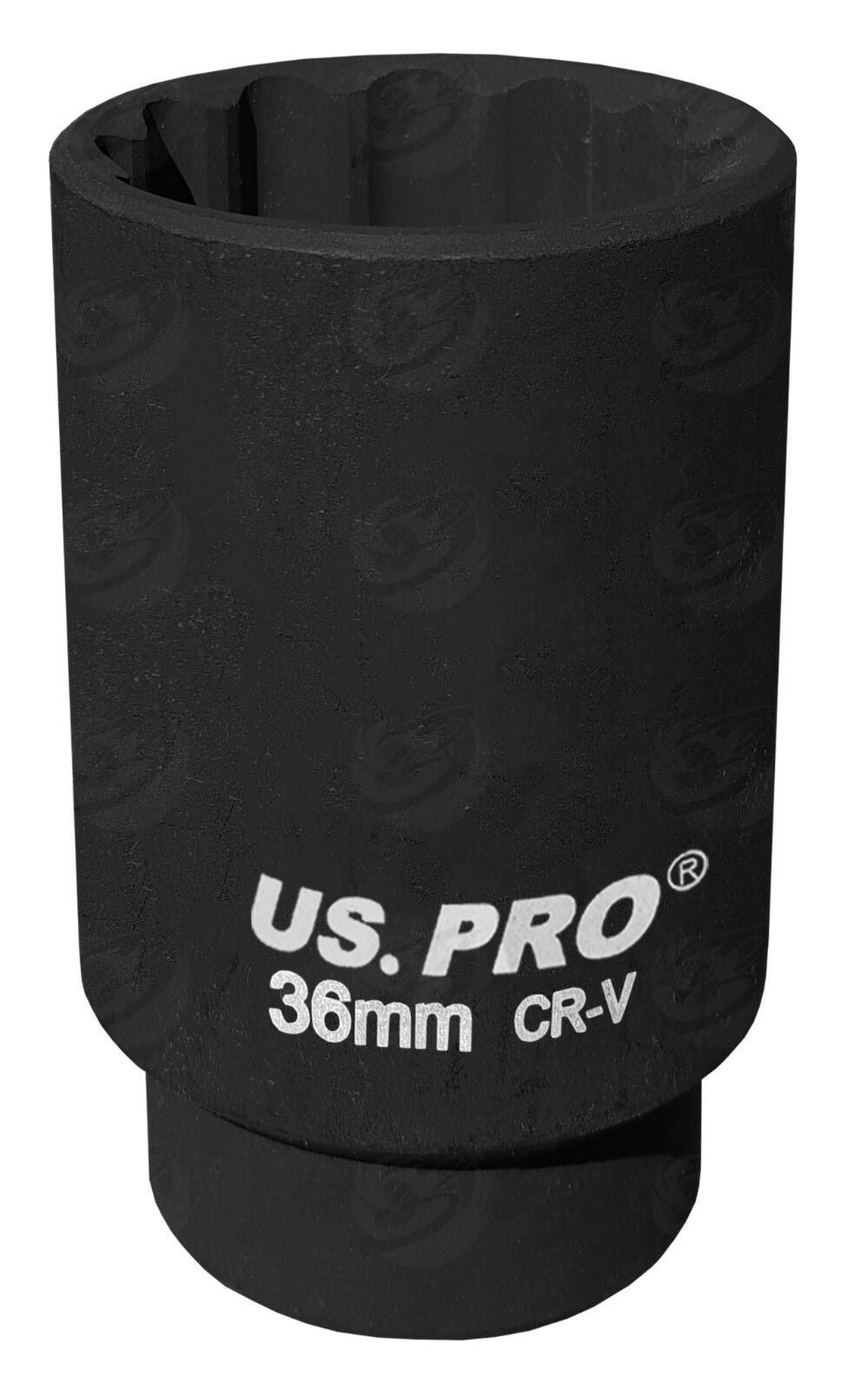 US PRO 36MM 1/2" DRIVE 12 POINT DEEP IMPACT SOCKET ( SINGLE )