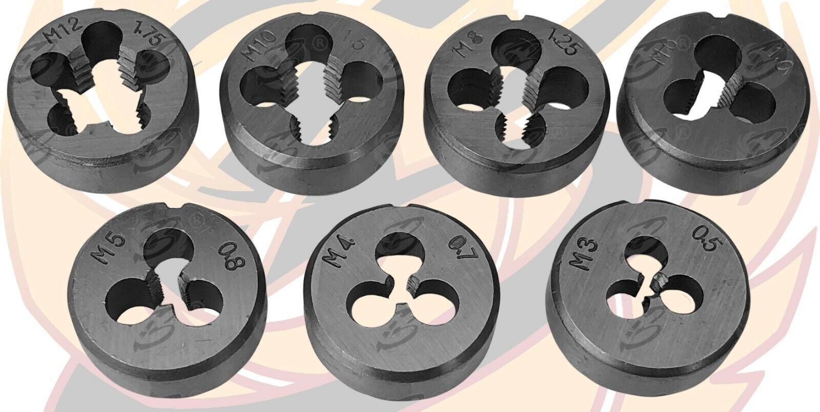 US Pro 32 Piece Metric Tap & Die Set M3 - M12  2625