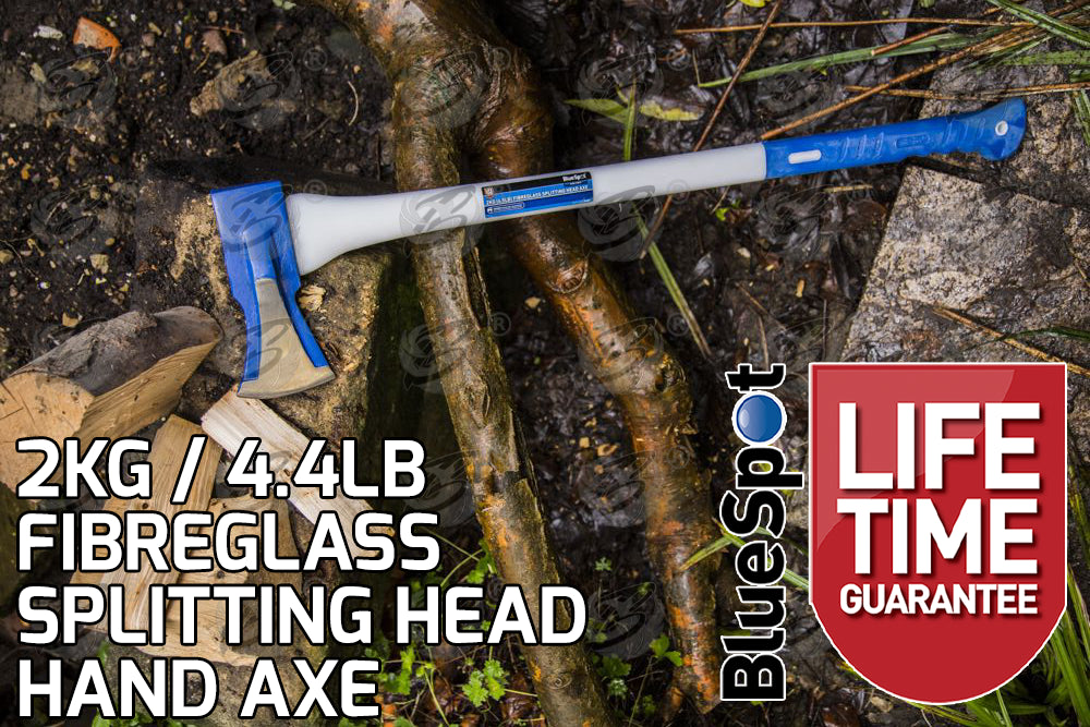 BLUESPOT 2KG ( 4.4LB ) FIBREGLASS SPLITTING HEAD FELLING AXE