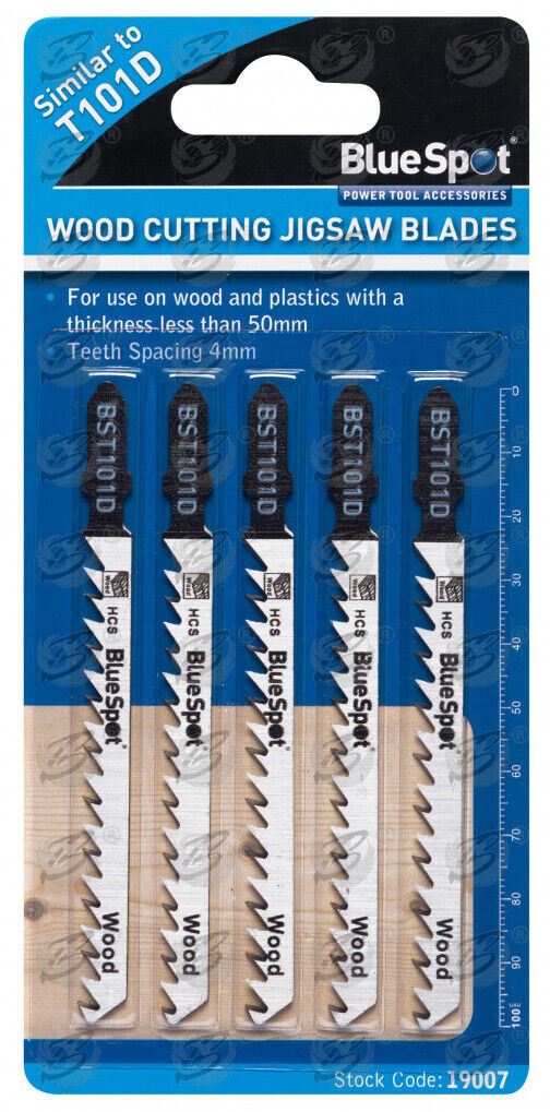 BlueSpot T101D 6Tpi Jigsaw Blades 19007