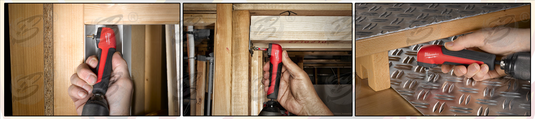 MILWAUKEE RIGHT ANGLE DRILL IMPACT DRILL / DRIVER ATTACHMENT ( SHOCKWAVE IMPACT DUTY )