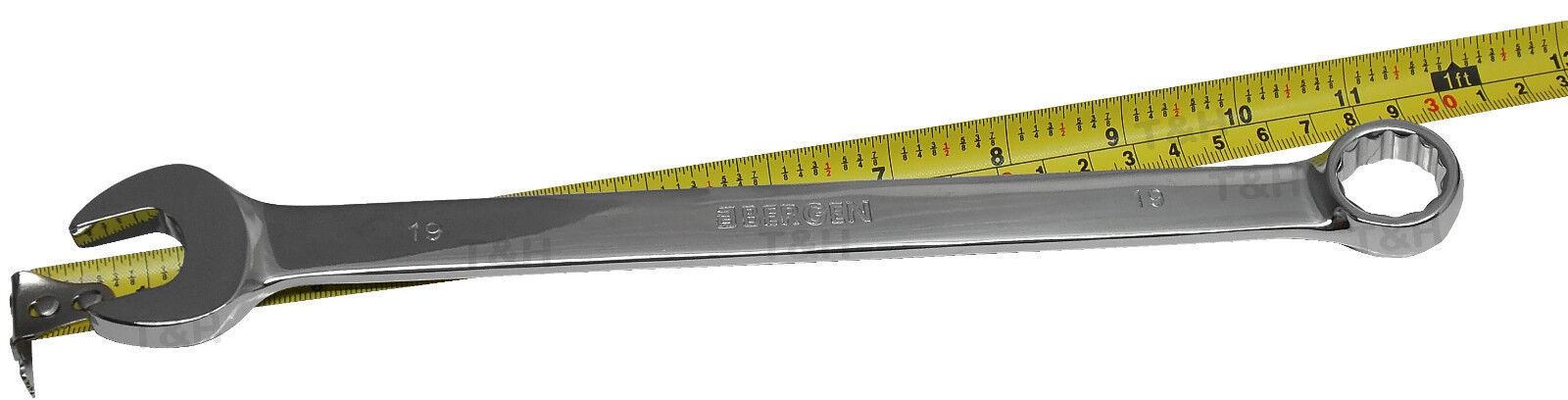 US PRO 12PCS EXTRA LONG COMBINATION SPANNER SET 8MM - 19MM