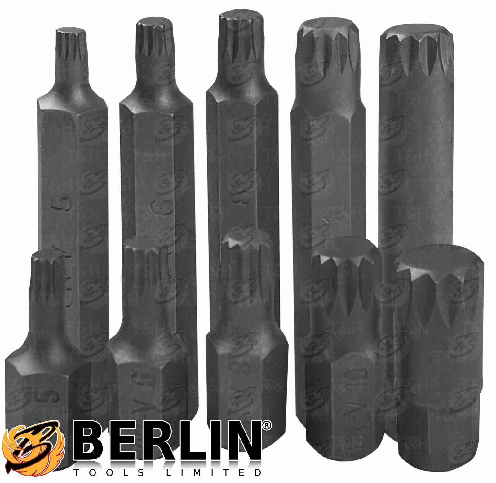 BlueSpot 40 Piece Hex - Torx - Spline Bit Sockets 01517