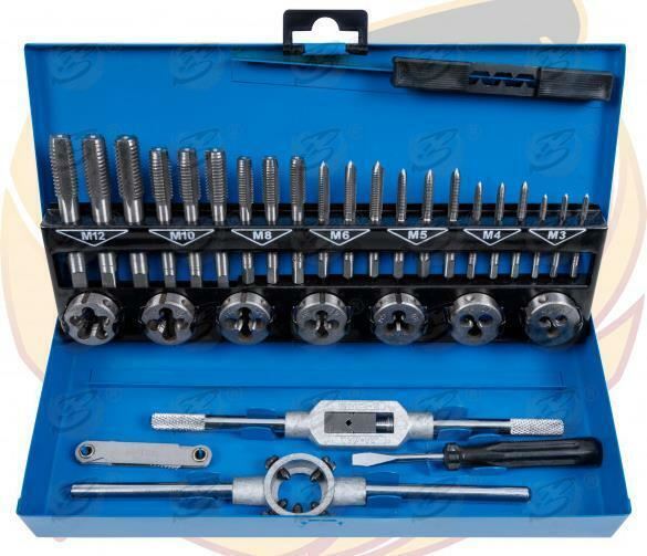 BLUESPOT 32PCS METRIC TAP & DIE SET M3 - M12