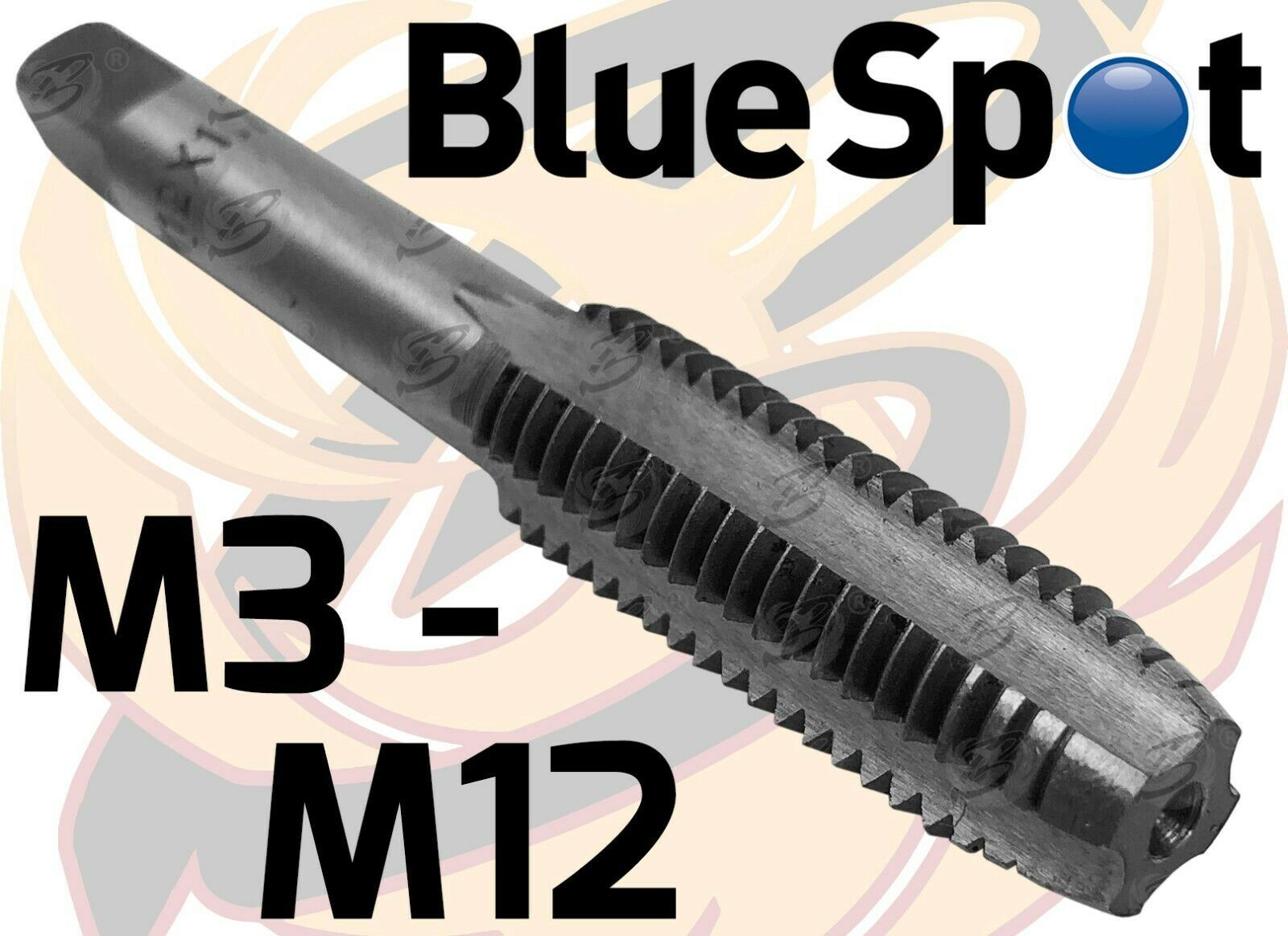 BLUESPOT 15PCS METRIC DRILL & TAP SET M3 - M12