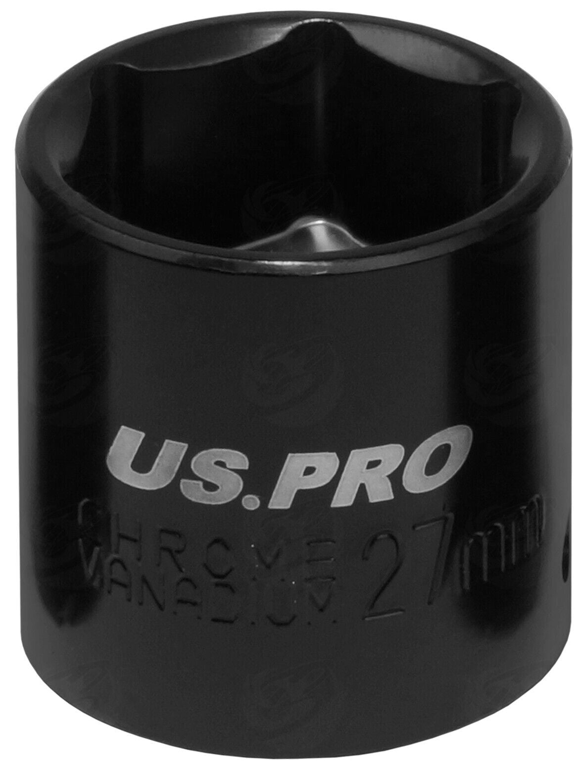 US Pro 10 Piece 1/2" Drive 6 Point Shallow Impact Sockets 9mm - 27mm ( 1396 )