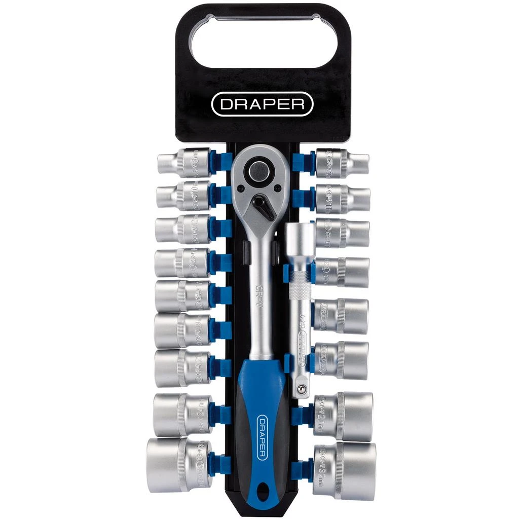 Draper 19 Piece 1/2" Drive Metric Set  16375