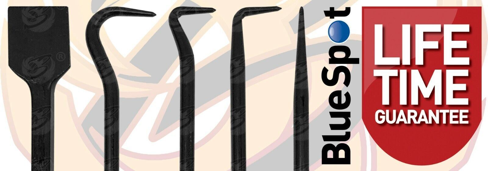 BlueSpot 9 Piece Hook, Pick & Scraper Set 07959