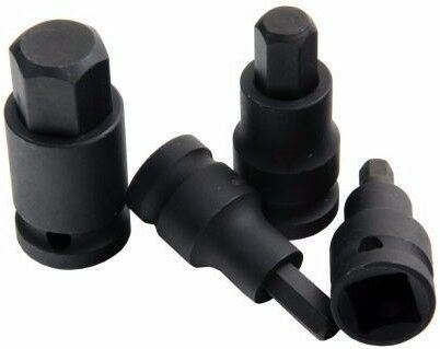 US PRO 10PCS 1/2" DRIVE IMPACT HEX BIT SOCKETS H4 - H19