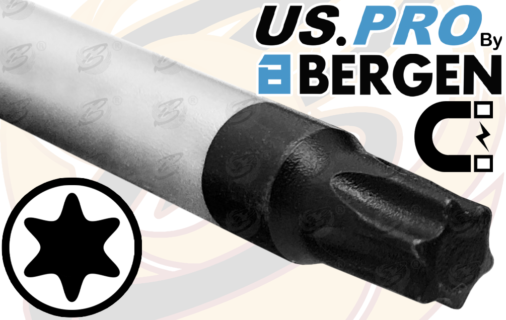 US Pro 7 Piece Magnetic Torx Screwdriver Set T10 - T30 4621