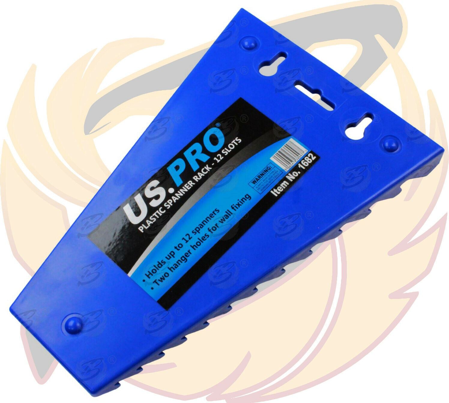 US PRO PLASTIC SPANNER RACK ( HOLDS 12 SPANNERS )