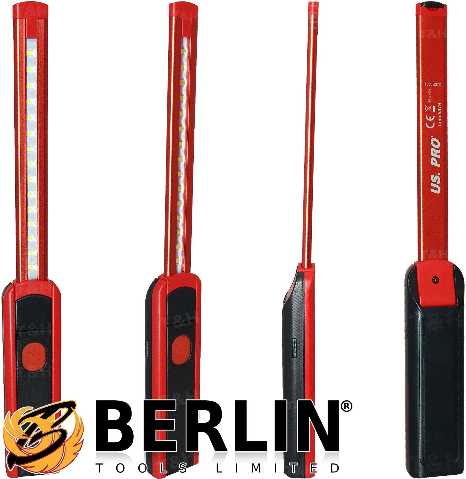 US Pro Rechargeable Li - Ion Cob Led Worklight 5379