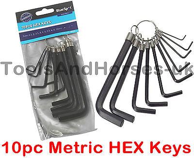 BlueSpot 10 Piece Hex / Allen Key Set 1.5mm - 10mm 15311