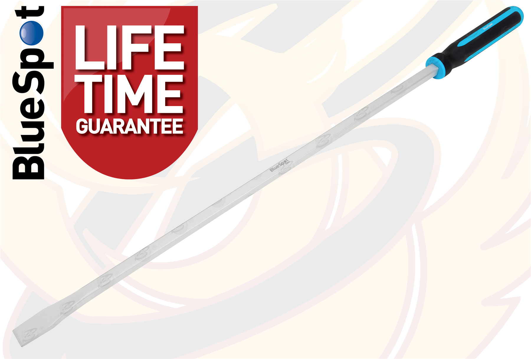 BlueSpot 36" Extra Long Straight Go - Through Pry Bar ( 25549 )