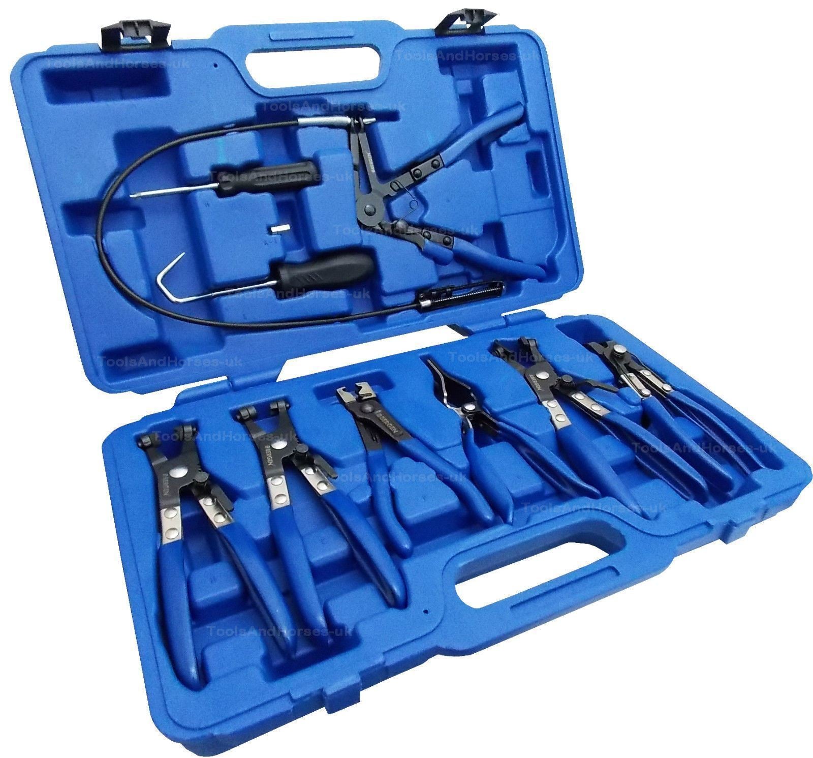 US Pro 9 Piece Hose Clamp Pliers Set 5859