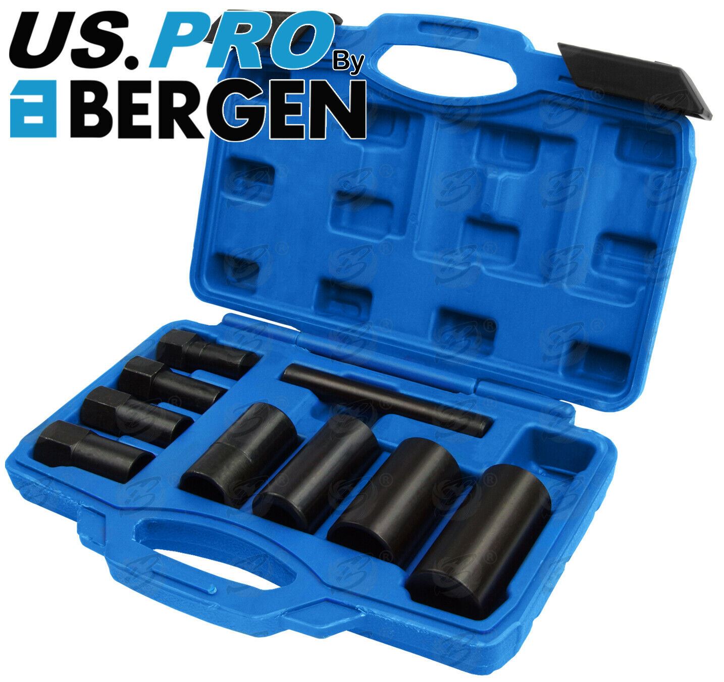 US PRO 9PCS 1/2" DRIVE LOCKING WHEEL NUT REMOVER SOCKETS