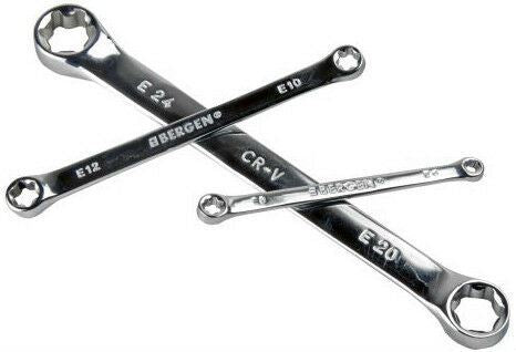 US PRO 4PCS E - TORX SPANNER SET E6 - E24