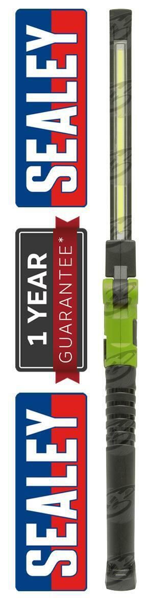 Sealey Rechargeable Smd Led Li - Ion Work Light ( Green ) ( LED01G )