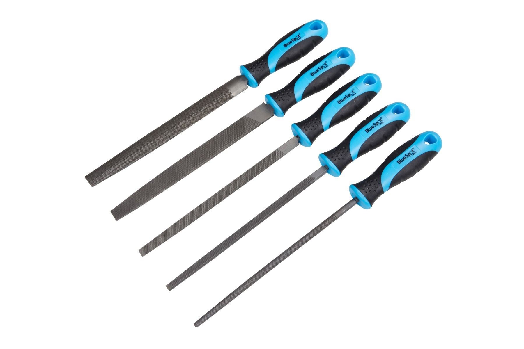 BlueSpot 5 Piece 200mm (8") Soft Grip File Set ( 22654 )