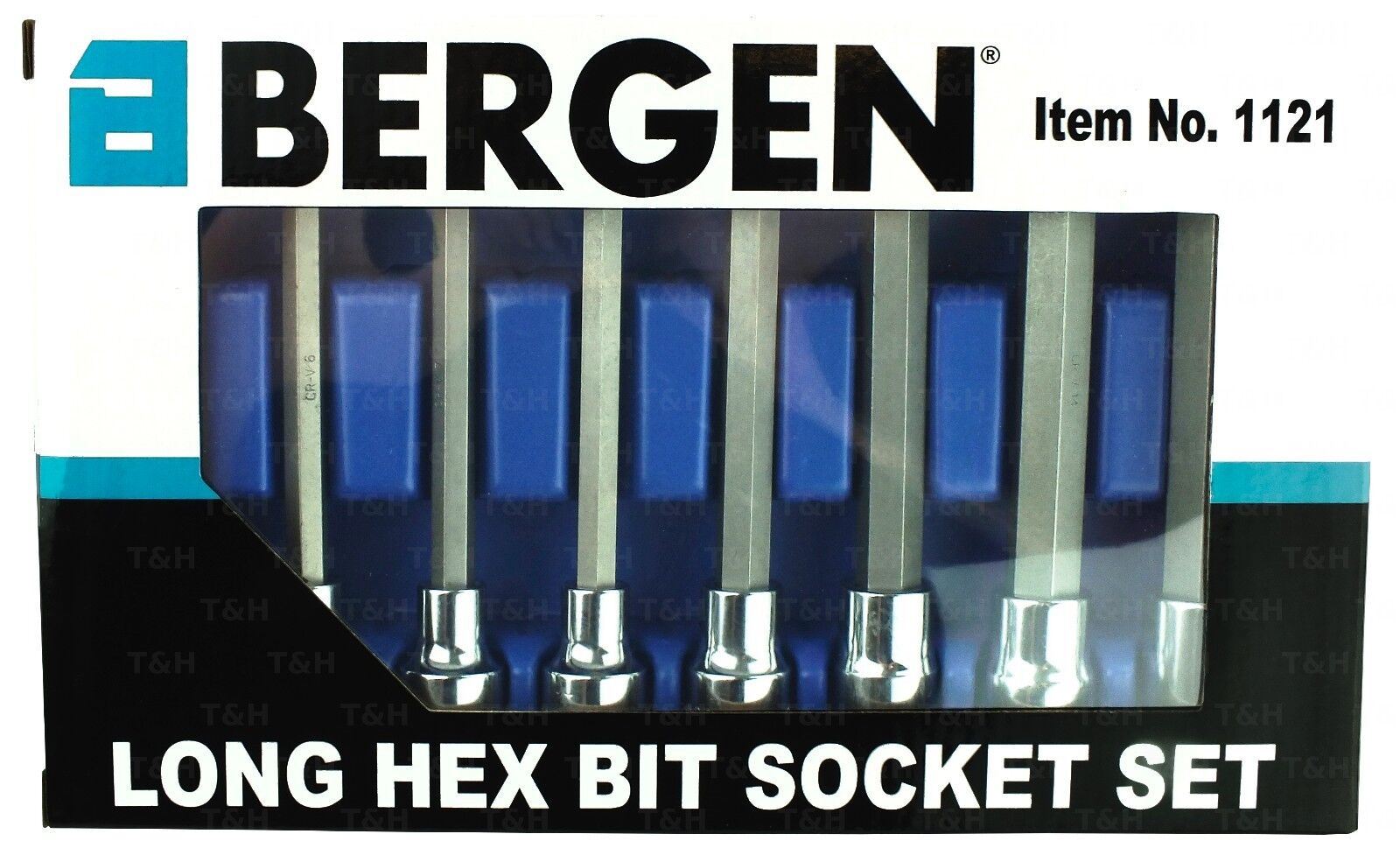 US Pro 8 Piece 1/2" Drive Extra Long Hex Bit Sockets H5 - H17  2084