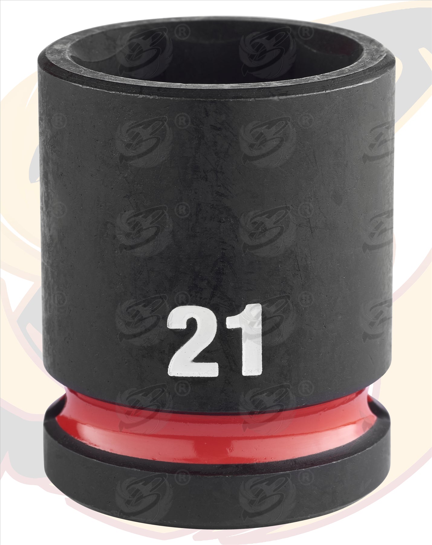 MILWAUKEE 21MM 1/2" DRIVE 6 POINT SHALLOW IMPACT SOCKET ( SINGLE )