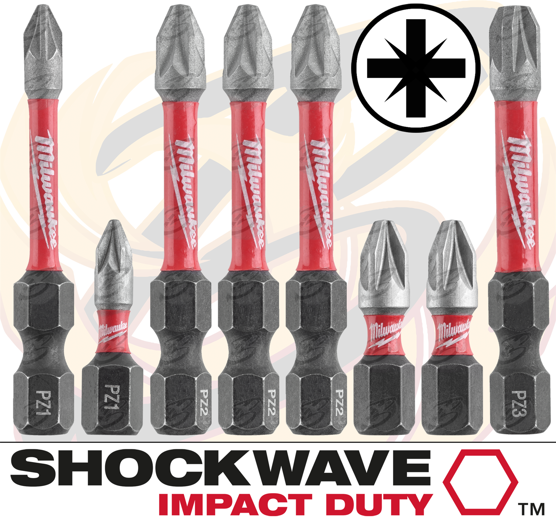 Milwaukee 38 Piece Impact Drill / Driver Bit Set ( Shockwave Impact Duty ) ( 4932492009 )
