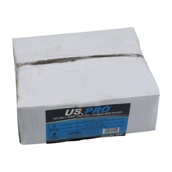 Us Pro 3pc Ball Joint Splitter / Pitman Arm Puller  6047
