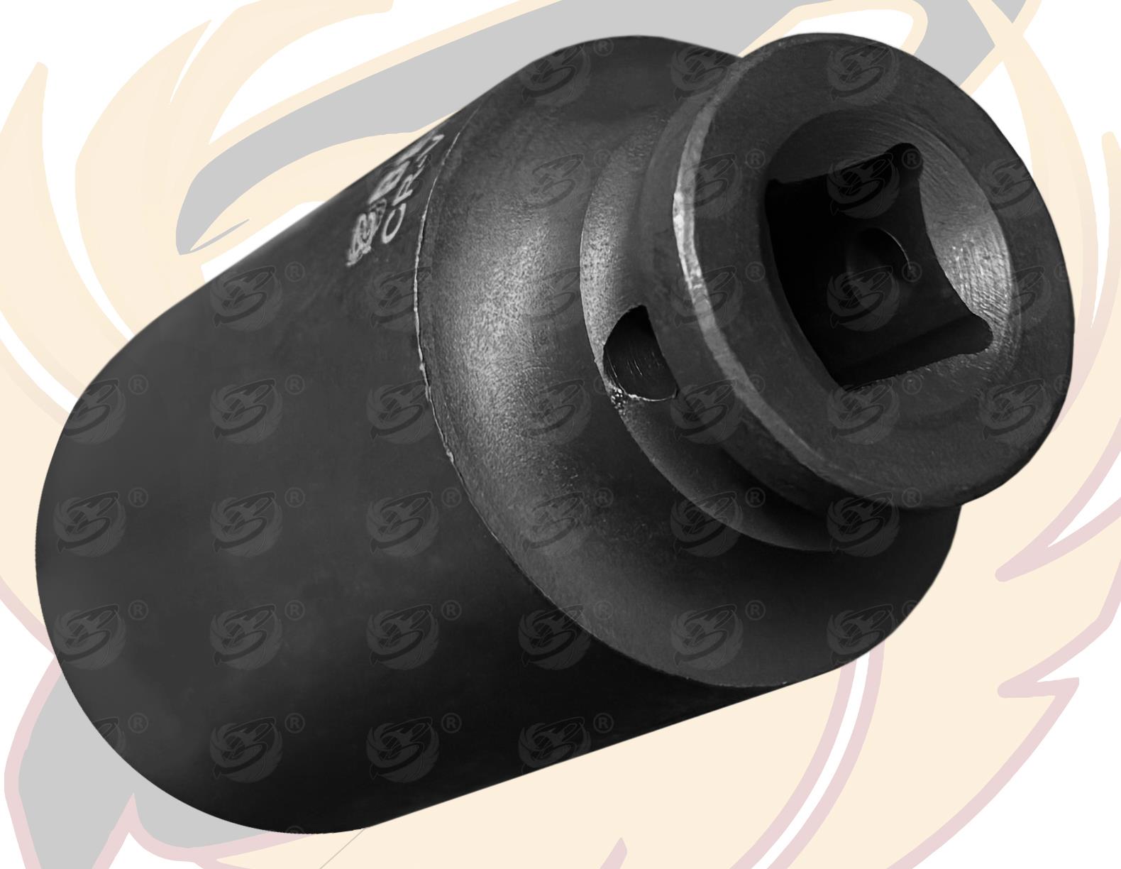 BERLIN 16PCS 1/2" DRIVE 6 POINT DEEP IMPACT SOCKETS 10MM - 32MM