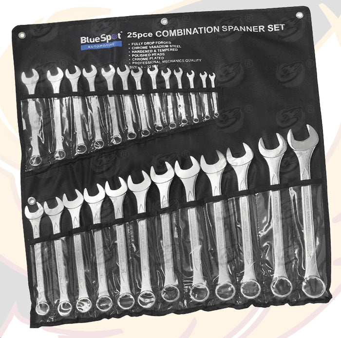 BLUESPOT 25PCS COMBINATION SPANNER SET 6MM - 32MM
