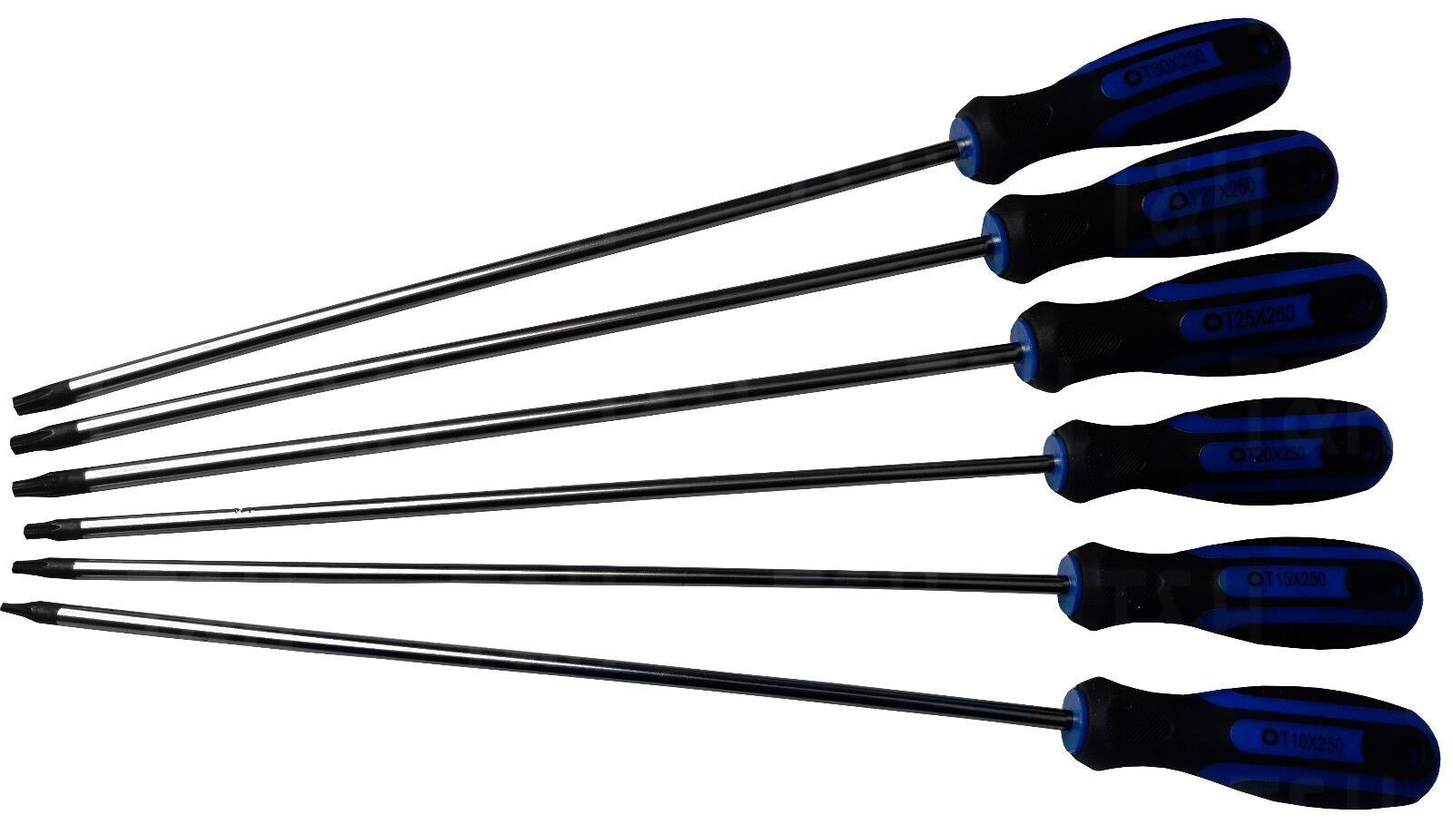 US Pro 6 Piece Magnetic Torx Screwdriver Set T10 - T30 1591