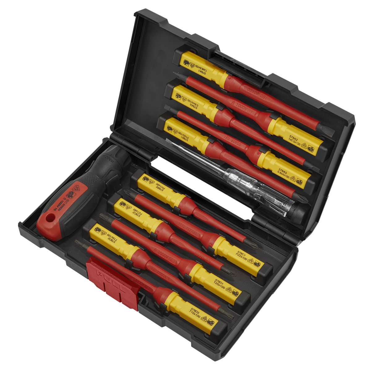 Sealey 13 Piece Interchangeable VDE Screwdriver Set  AK6128